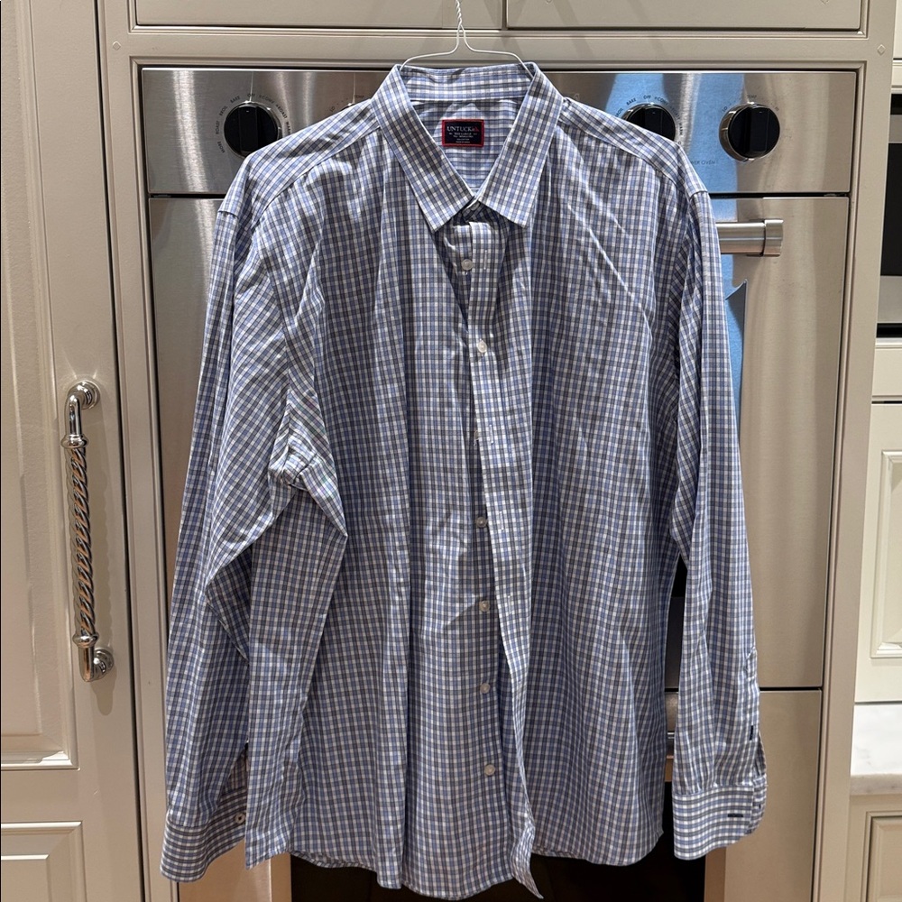 Worn Once Plaid UNTUCKit Buttondown XXXL